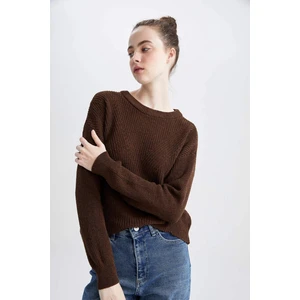 Regular Fit Basic Selanik Örgülü Triko Kazak H6905AZ22AU