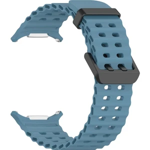 Samsung Galaxy Watch Ultra 47 mm Uyumlu Silikon Spor Kordon Özel Pim Soft Jel Silikon Kayış