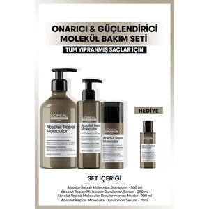 L'Oréal Professionnel Serie Expert Absolut Repair Molecular Onarıcı ve Güçlendirici Bakım Seti