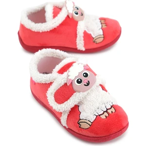 Kışlık Cırtlı Ayarlanabilir Rahat Iç Taban  Kız Çocuk Panduf Ayakkabı