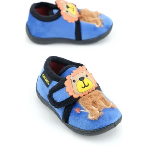 Bebe Erkek Çocuk Kışlık Cırtlı Ayarlanabilir Günlük Okul Kreş Panduf Ayakkabı