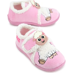 Kışlık Cırtlı Ayarlanabilir Rahat Iç Taban  Kız Çocuk Panduf Ayakkabı