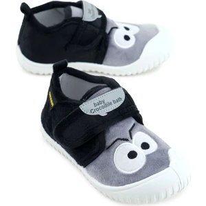 Kışlık Cırtlı Ayarlanabilir Rahat Iç Taban  Erkek Çocuk Panduf Ayakkabı