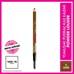 Nyx Professional Makeup Powder Louder Pudralı Kaş Kalemi - 01 Blonde