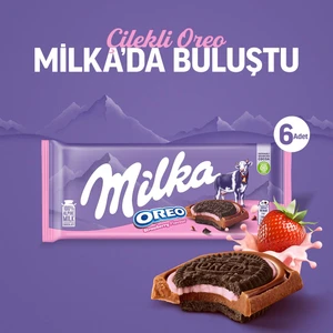 Oreo Sandwich Çilekli Tablet Çikolata 92 gr - 6 Adet