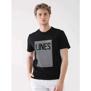 Siyah Erkek Regular Fit O Yaka Tshirt