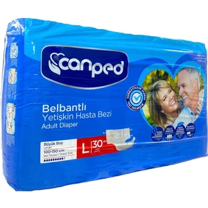 Tekstil Belbantlı Hasta Bezi Large Beden 30'lu