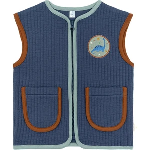 Miela Kids Kontrast Biyeli Kapitone Yelek