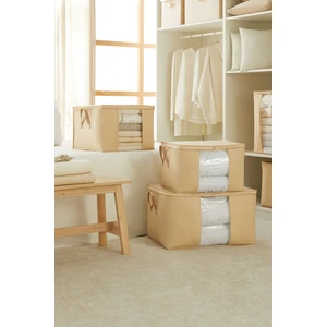 Ocean Home Textile 3'lü Pencereli Balıksırtı Hurç, Yastık Yorgan Kazak Hurcu, Hurç