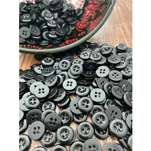 Canan Dizayn 11,5 mm Siyah Gömlek Düğmesi (30 Adet)