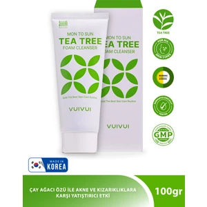 Byeolee Tea Tree Foam Cleanser Kore Üretimi Köpük Temizleyici 100GR