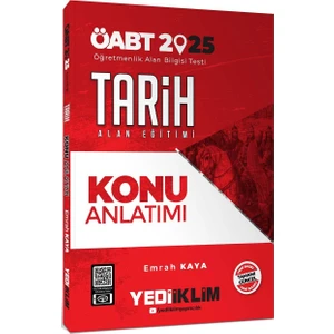 Yediiklim Yayınları 2025 ÖABT Tarih Alan Eğitimi Konu Anlatımı