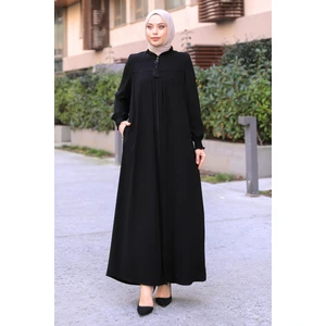 Robalı Cepli Ferace Siyah