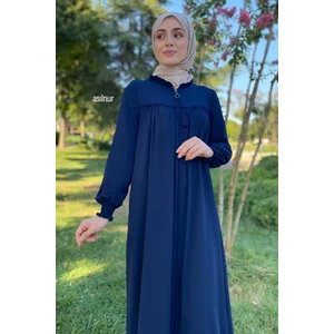 Robalı Cepli Ferace Lacivert