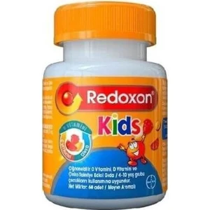 Redoxon Kids C Vitamini D Vitamini Ve Çinko Içeren Çiğnenebilir Tablet 60 Adet