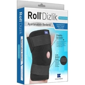 Kurtsan Medikal Roll Dizlik Patella Destekli - Ayralanabilir Bedenli