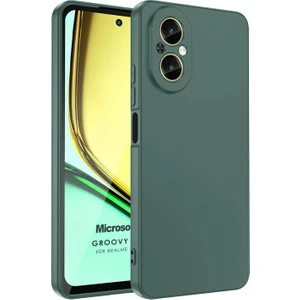Realme 12 Lite Kılıf Groovy Soft Koyu Yeşil