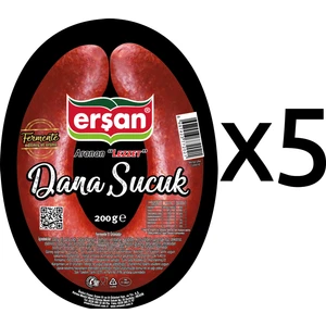 Erşan Dana Fermente Kangal Sucuk 200 gr x 5 Adet