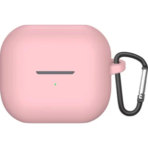 Samsung Galaxy Buds 3 Pro Kılıf Askılı Mat Silikon Pembe