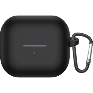 Samsung Galaxy Buds 3 Kılıf Askılı Mat Silikon Siyah