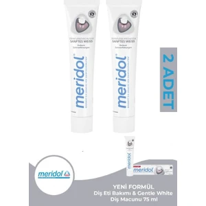 Diş Eti Bakımı & Gentle White Diş Macunu 75 Ml Yeni Formül 2 Adet