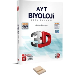 3D Yayınları AYT Biyoloji Soru Bankası - Telefon Tutucu