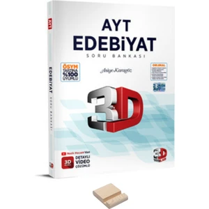 3D Yayınları AYT Edebiyat Soru Bankası - Telefon Tutucu
