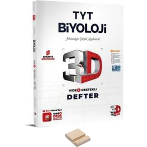 3D Yayınları TYT Biyoloji Video Destekli Defter - Telefon Tutucu