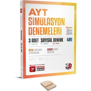 3D Yayınları AYT Sayısal 3'lü Simülasyon Deneme