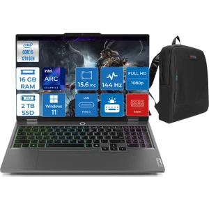 Loq 15IAX9I Intel Core I5 12450HX 16GB Ddr5 2tb SSD Intel® Arc™ A530M 4gb WINDOWS11PRO 15.6" IPS Fhd Taşınabilir Bilgisayar 883FQ000UTRWP22 + Zetta Çanta