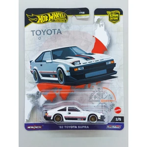Hot Wheels Premium '82 Toyota Supra World Tour 2024 Özel Model Araba