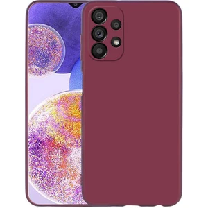Galaxy A23 Kılıf Premier Silikon Kapak-Mürdüm