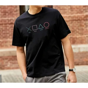 Bafaco Tekstil / Geometry Baskılı Basic T-Shirt Erkek / Kadın