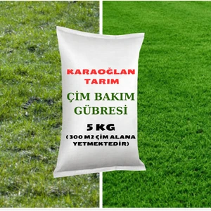 Karaoğlan Tarım Karışımlı Çim Bakım Gübresi Çim Gelişim Gübresi Çim Coşturan 5 kg