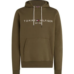 Tommy Hilfiger Kapüşon Yaka Haki Erkek Sweatshırt MW0MW11599RBN