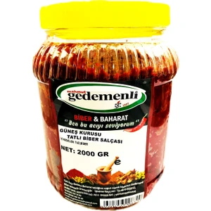 Güneş Kurusu Ev Tipi Tatlı Biber Salçası 2 kg