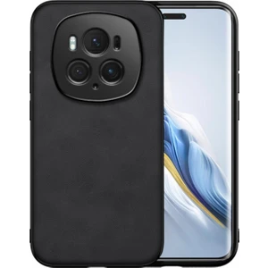 Honor Magic 6 Pro Için Luxury Leather Series Deri Desenli Plastik Koruma Kılıf - AL8125