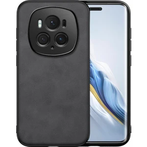 Honor Magic 6 Pro Için Luxury Leather Series Deri Desenli Plastik Koruma Kılıf - AL8125