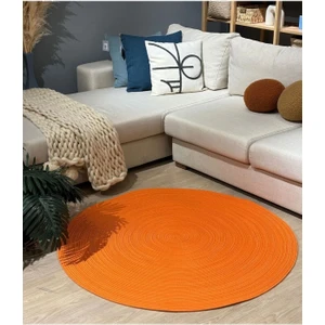 Moda Cardin Jüt Çift Taraflı Yuvarlak Halı