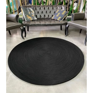 Moda Cardin Jüt Çift Taraflı Yuvarlak Halı