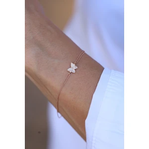 Yenigün Kuyumculuk 14 Ayar Altın Kelebek Bileklik