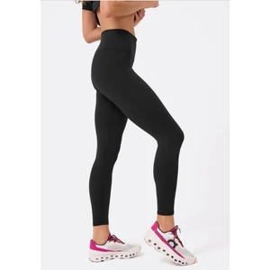 Kadın Siyah Yüksek Bel Toparlayıcı Korseli Geniş Kemer Interlok Çelik Örme Tayt