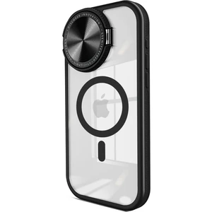 Apple iPhone 14 Pro Max Uyumlu Teleskop Lens Korumalı Tasarımlı Renkli Magsafe Kılıf - Siyah