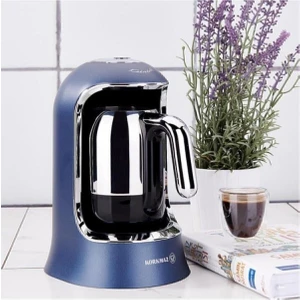 2 Yıl A860-08 Kahvekolik Otomatik Kahve Makinesi Azura Resmi Distribütör Garantili Mavi Çelik Çelik