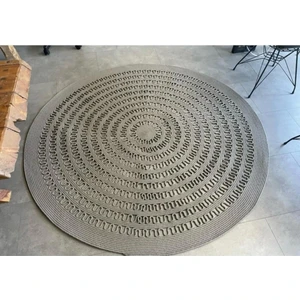 Moda Cardin Jüt Çift Taraflı Yuvarlak Halı