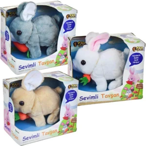 Can Oyuncak 7151-7150 Pilli Sevimli Tavşan