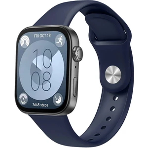 Huawei Watch Fit 3 Krd-11 22MM Silikon Kordon-Mavi