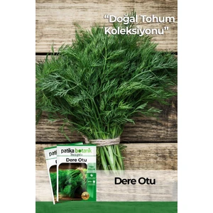 Patika Botanik 2.800 Adet Yerli Ata Toros Yeşili Dere Otu Tohumu