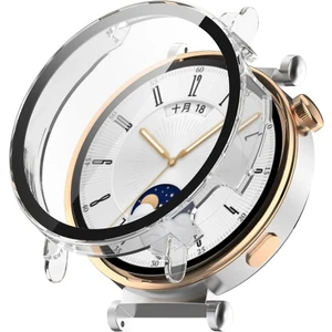 Huawei Watch Gt4 41MM ile Uyumlu Ekran Koruyucu Cam ve Kasa Koruyucu Kılıf Sert Pc