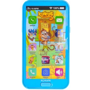 Berattoys Oyuncak Cep Telefonu Sesli Işıklı Eğitici Oyuncak Kukuli Şarkılı 12 Fonksiyonlu